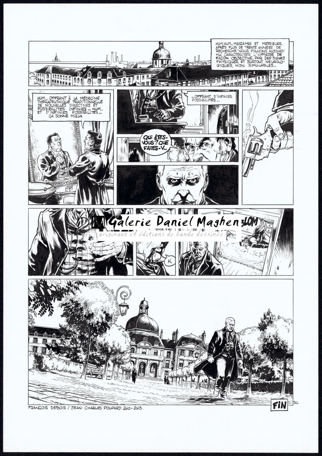 planche originale (corrections à l'encre blanche) - Jean Charles Poupard - Encre de Chine sur papier - 2807