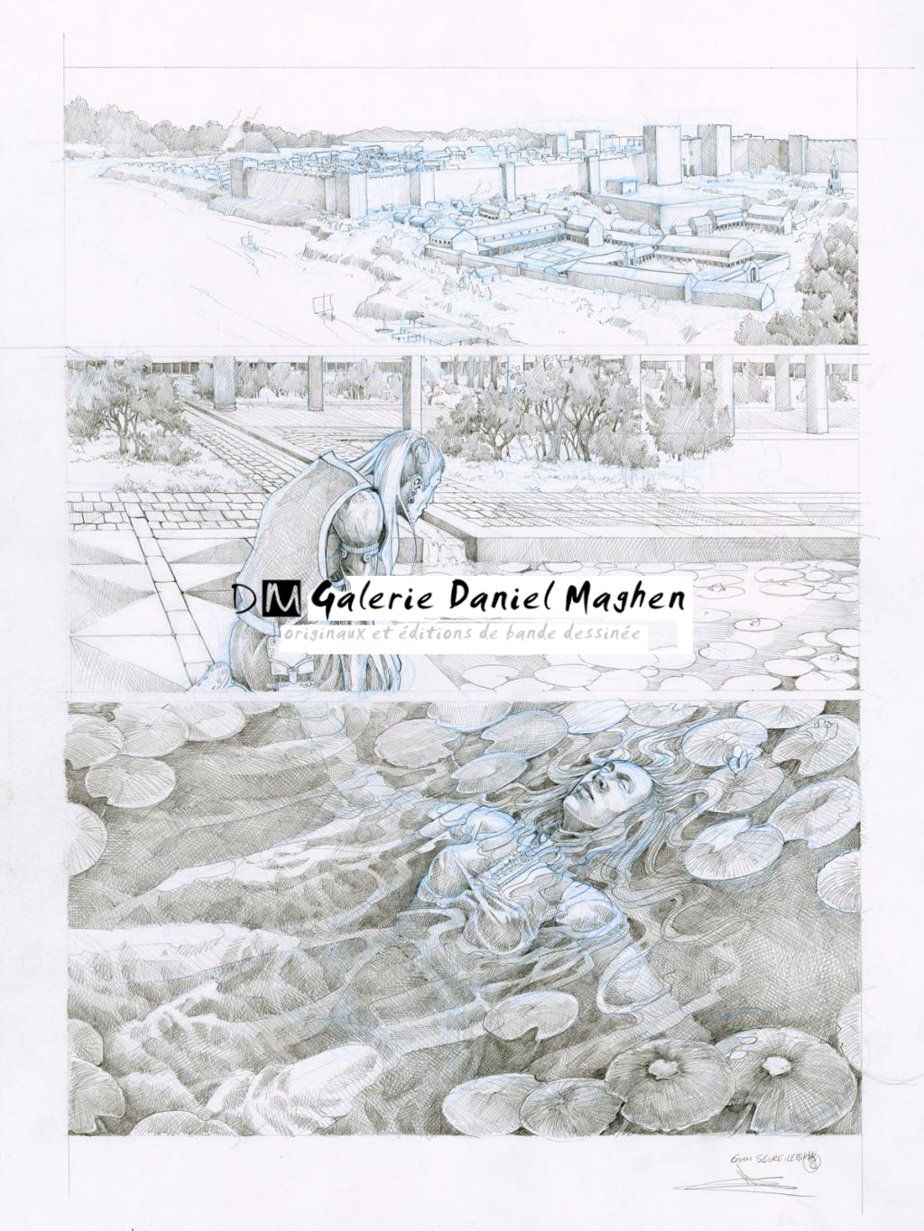 Planche crayonnée - Erwan Seure-Le Bihan - Mine de plomb et crayon de couleur - 2833