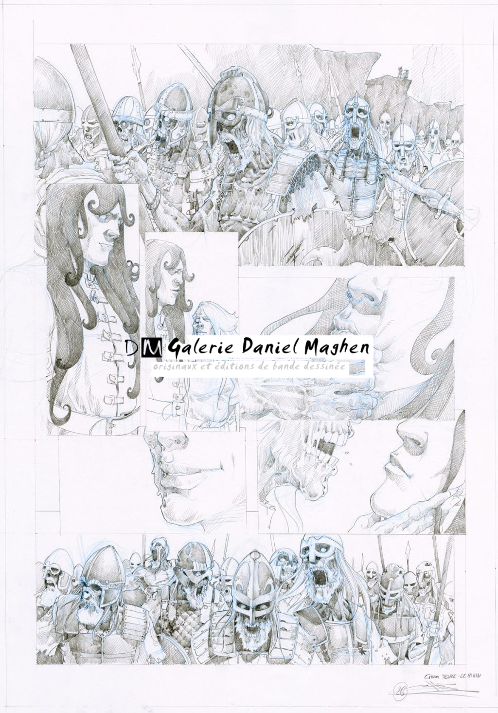 Planche crayonnée - Erwan Seure-Le Bihan - Mine de plomb et crayon de couleur - 2837