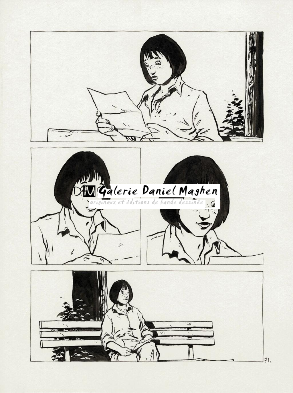 planche originale - Christophe Chabouté - Encre de Chine - 2768