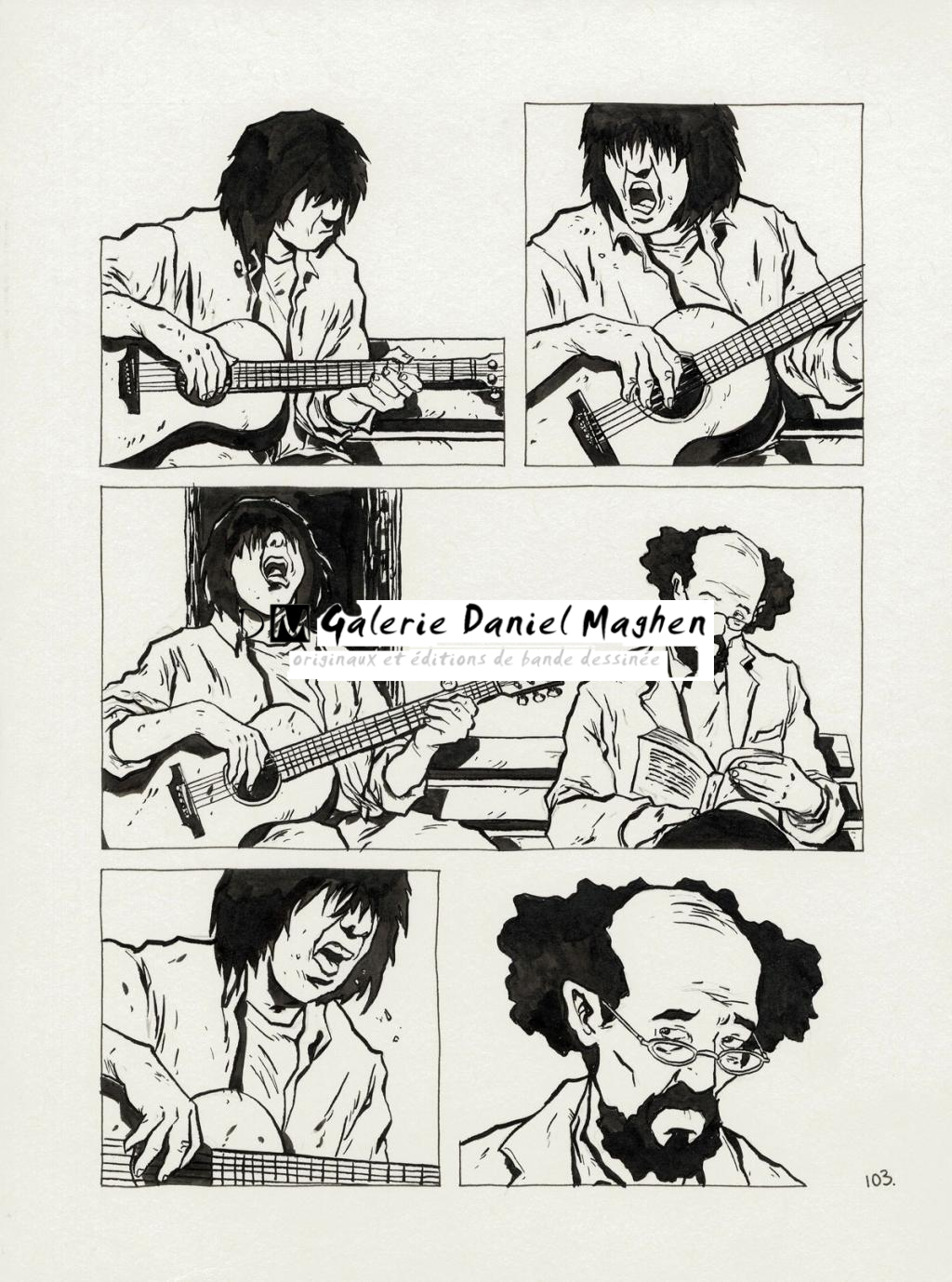 planche originale - Christophe Chabouté - Encre de Chine - 2763