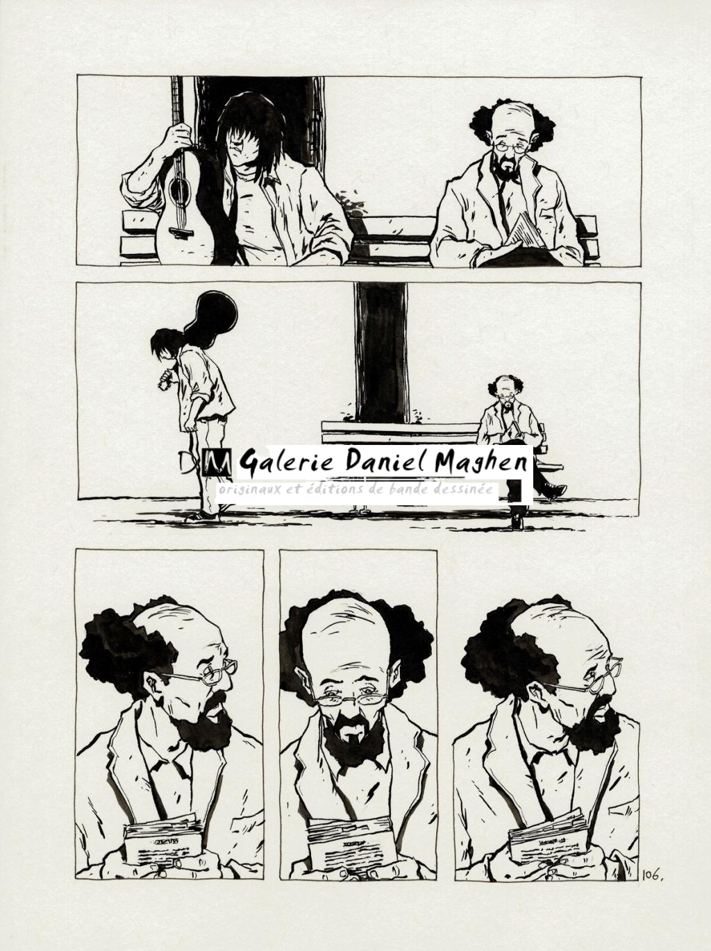 planche originale - Christophe Chabouté - Encre de Chine - 2764