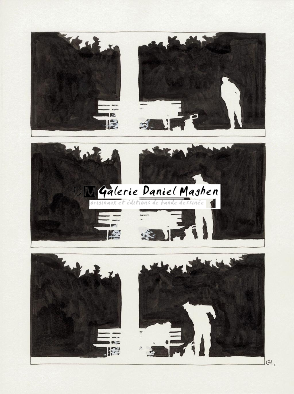 planche originale - Christophe Chabouté - Encre de Chine - 2785