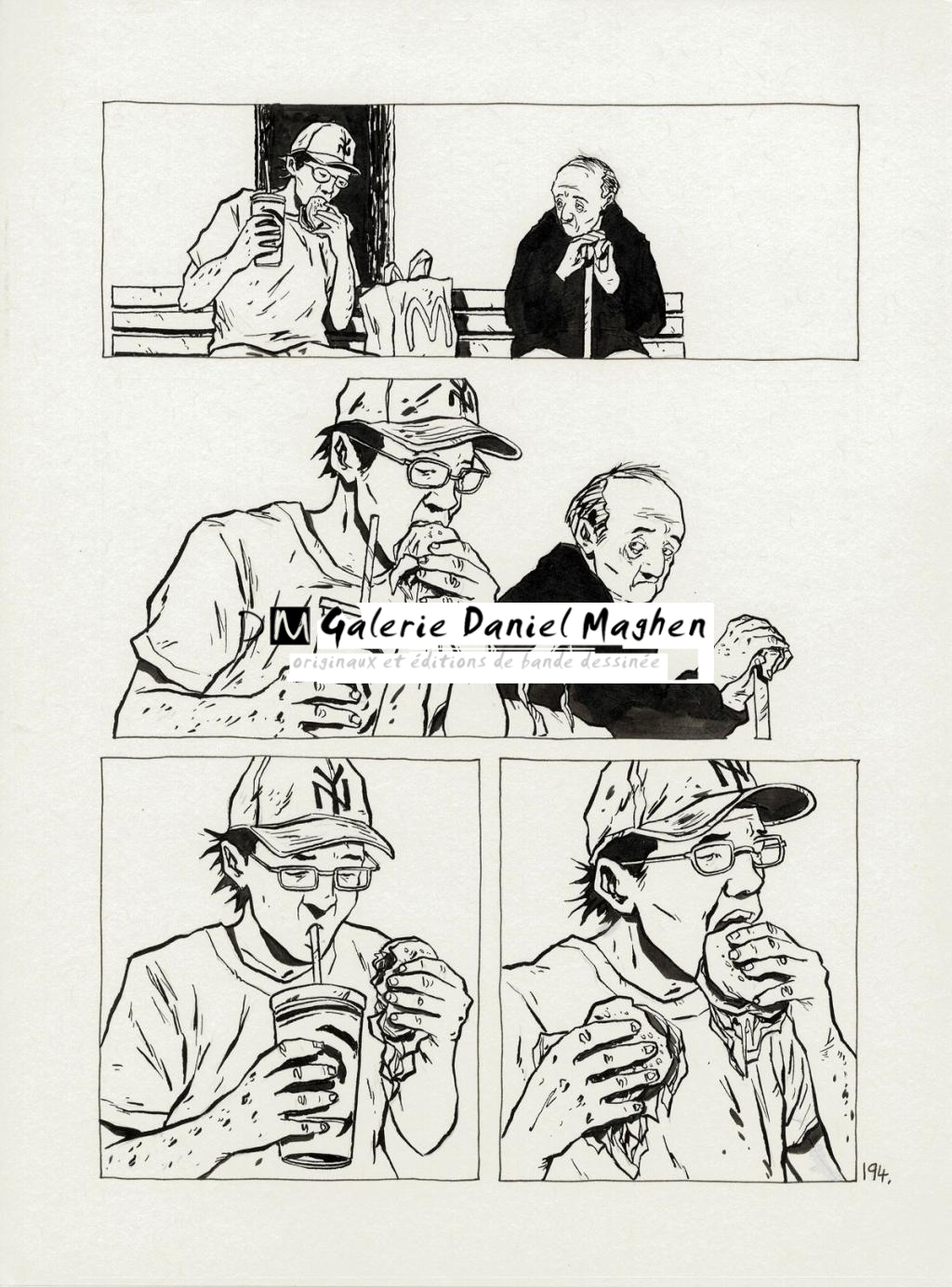 planche originale - Christophe Chabouté - Encre de Chine - 2776