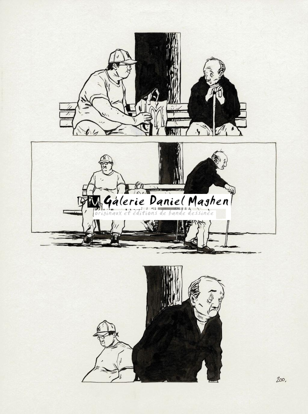 planche originale - Christophe Chabouté - Encre de Chine - 2773