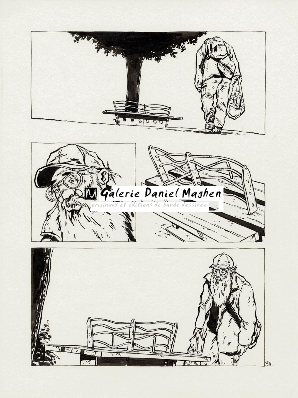 planche originale - Christophe Chabouté - Encre de Chine - 2772