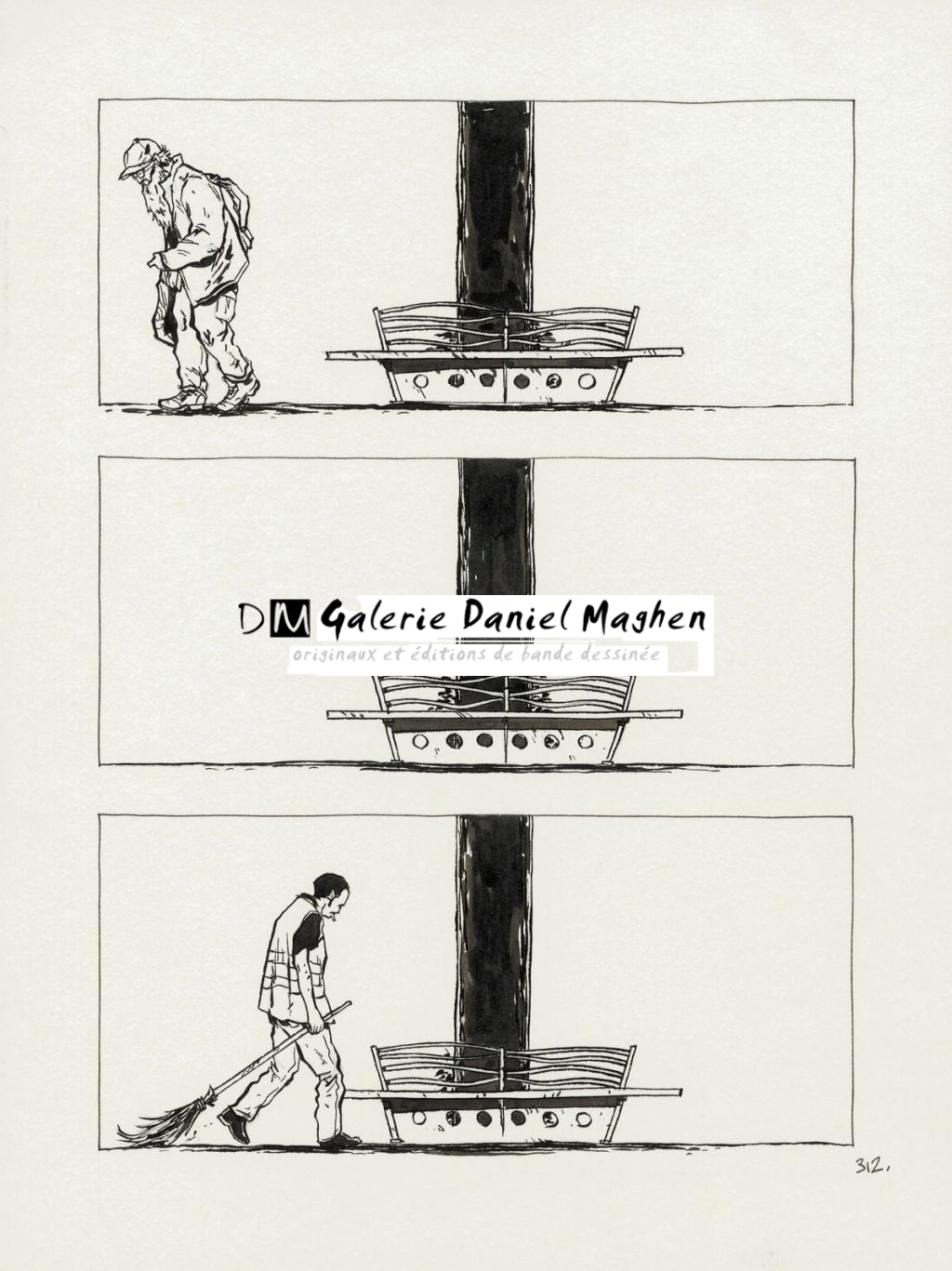 planche originale - Christophe Chabouté - Encre de Chine - 2771