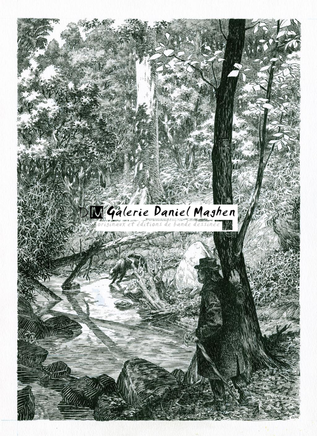 planche originale - Etienne Leroux - Encre de Chine sur papier - 2800