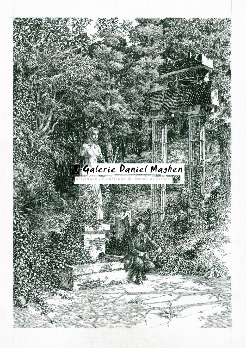 planche originale - Etienne Leroux - Encre de Chine sur papier - 2802