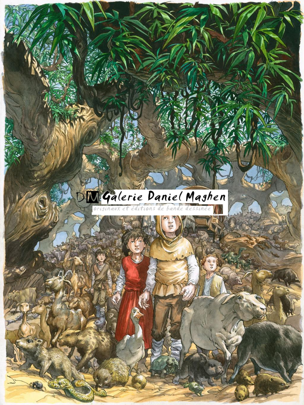 illustration originale - Etienne Leroux - Encre de Chine sur papier - 2804