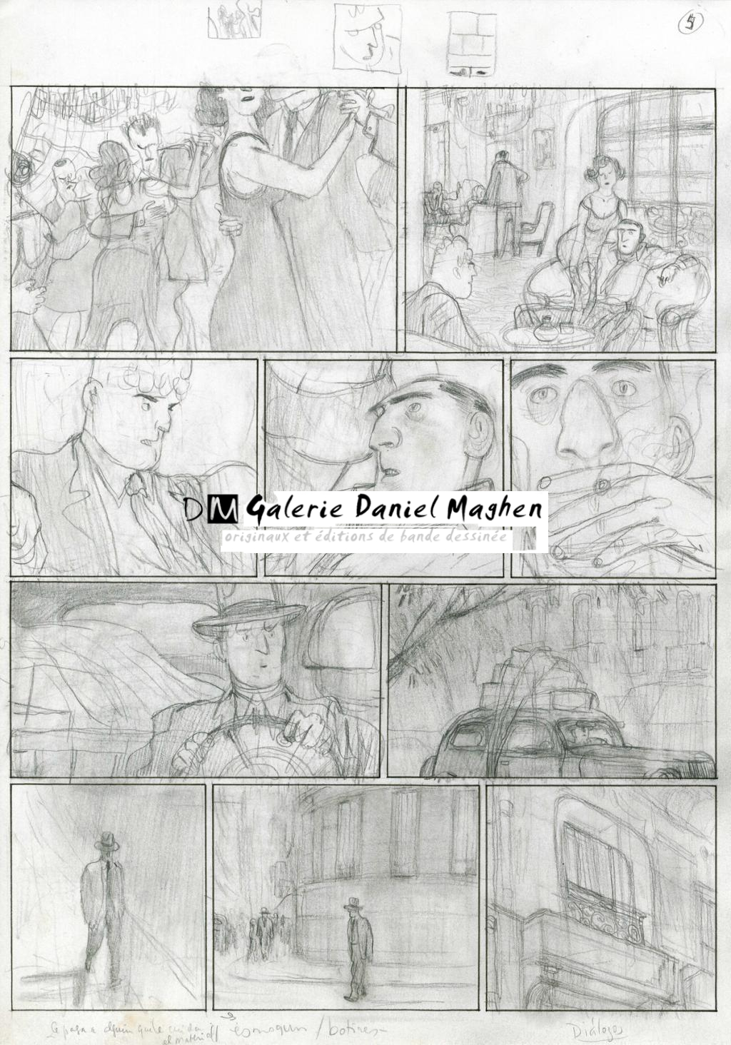 Planche originale - Jorge Gonzalez - Mine de plomb sur papier - 5773