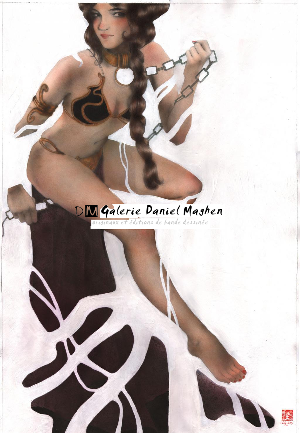 Princesse Leia - Luky Ma - Technique mixte - 2894