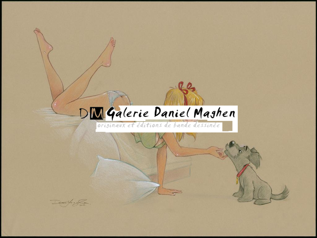 Mandy & Skoots - Dean Yeagle - Crayon de couleur sur papier - 2914