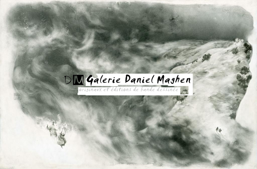 illustration originale - Alexandre Day - graphite sur médium - 2830