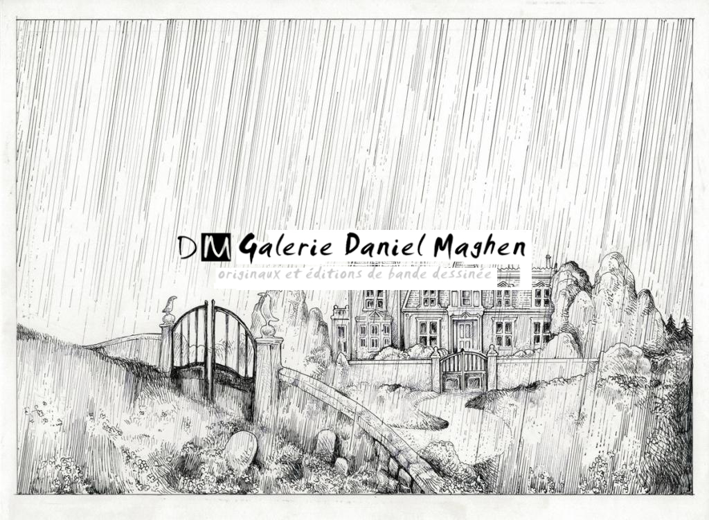 Illustration originale - Lionel Richerand - Encre de Chine - 2848