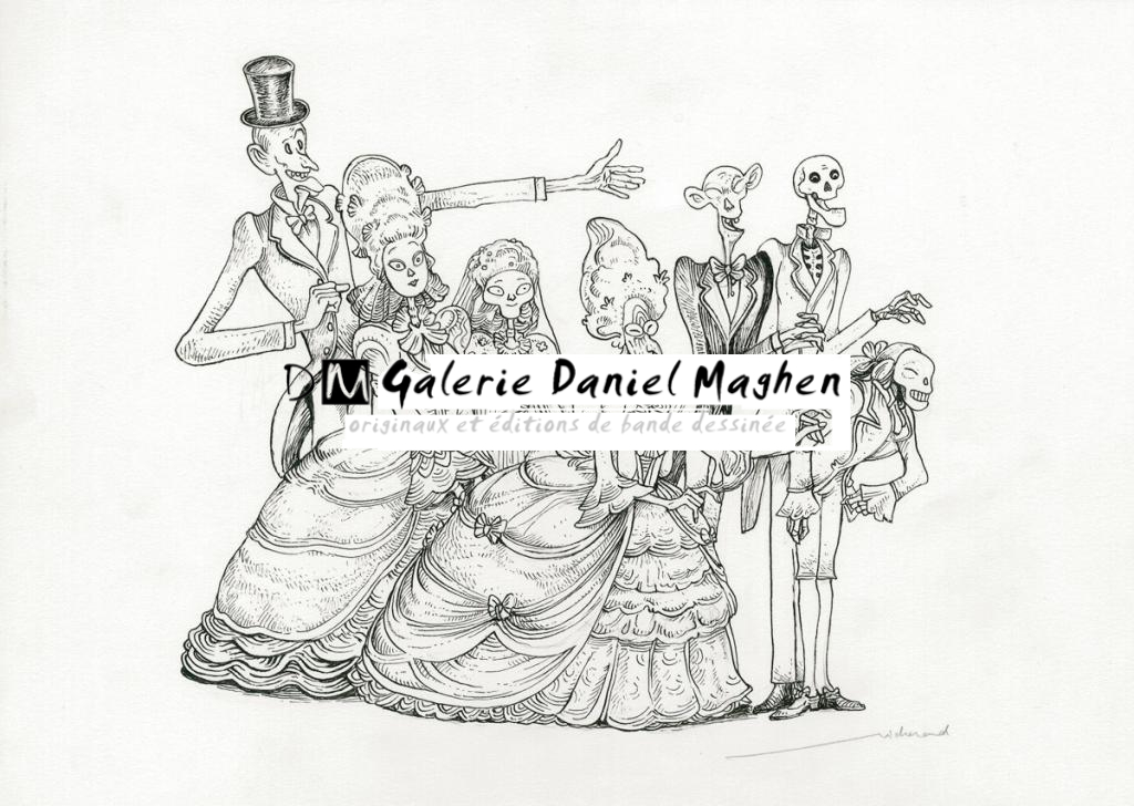 Illustration originale - Lionel Richerand - Encre de Chine - 2846