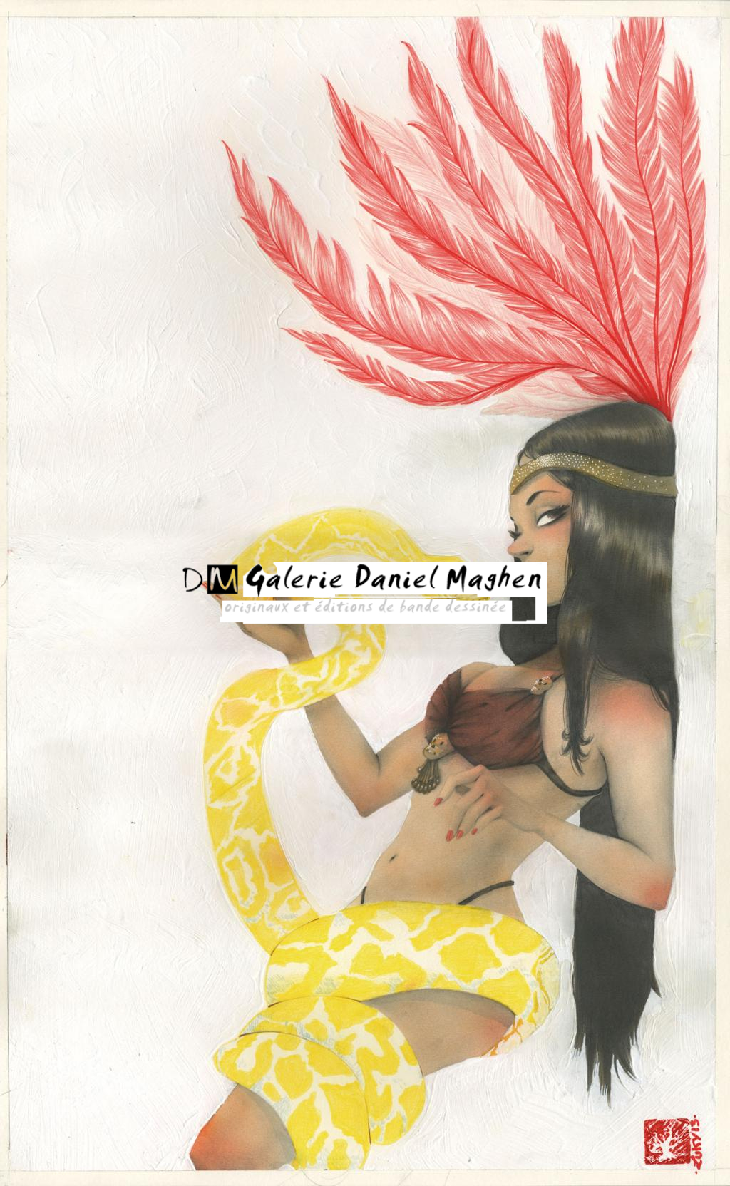 une nuit en enfer - Luky Ma - Technique mixte - 2895