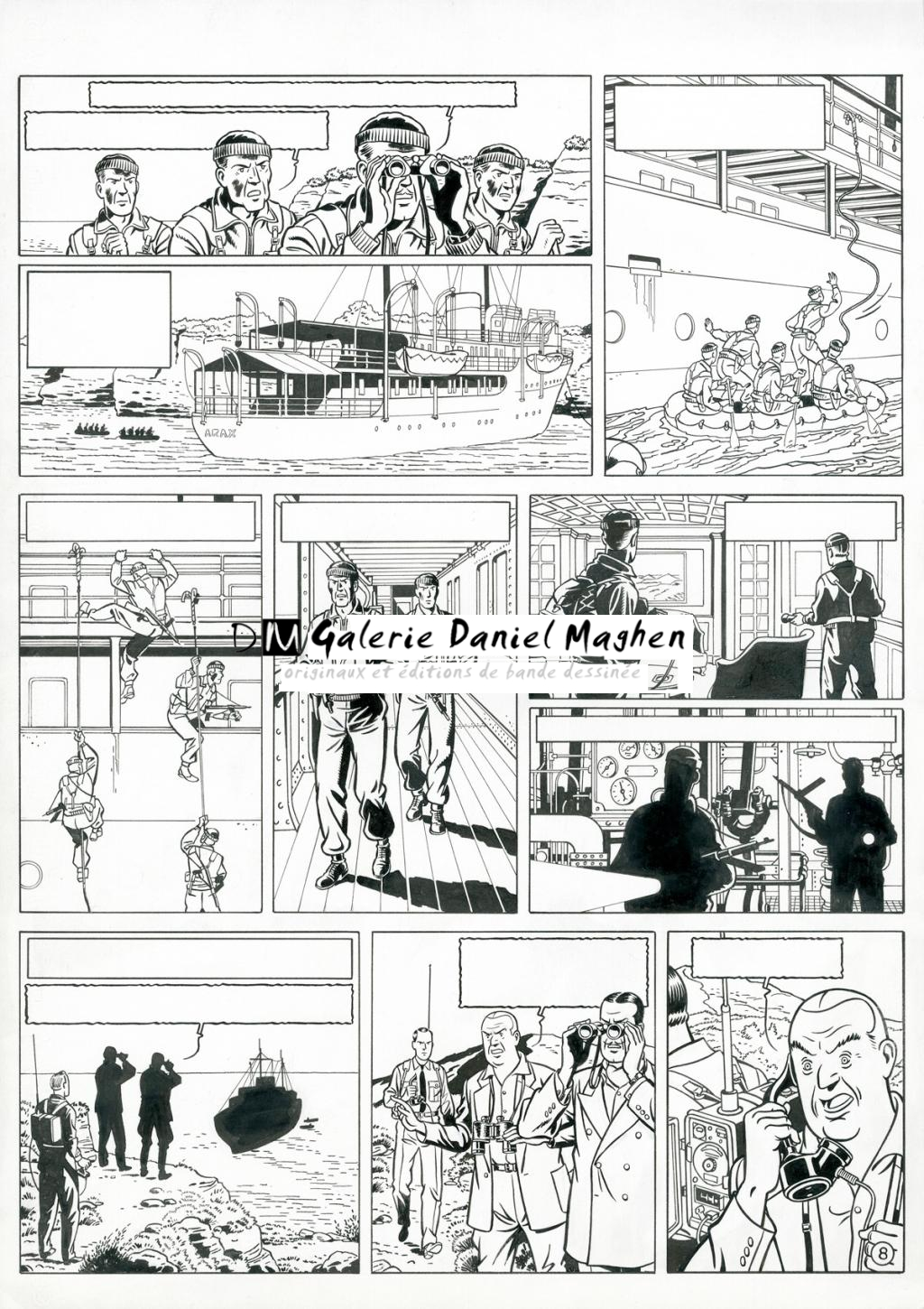 planche originale - Antoine Aubin - Encre de Chine - 4130