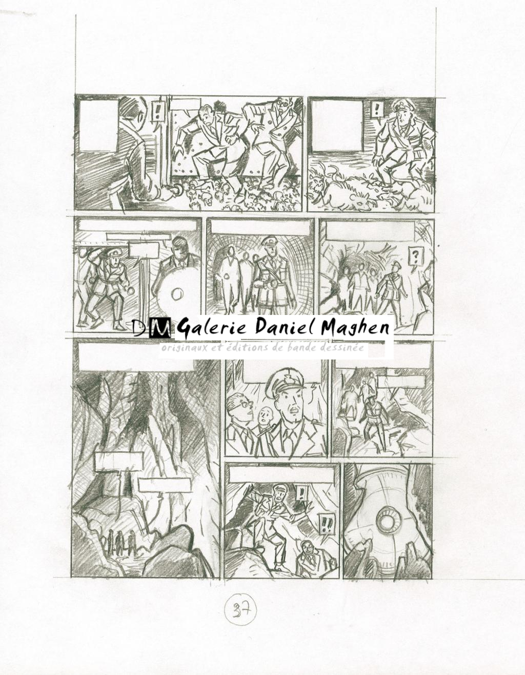 storyboard de planche - Antoine Aubin - Crayon noir - 2871