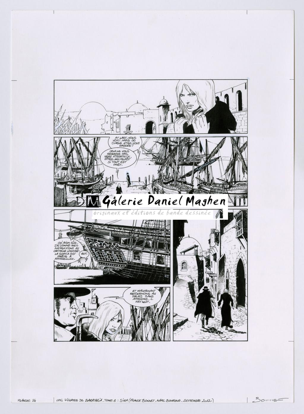 planche originale - Franck Bonnet - Encre de Chine sur papier - 2878