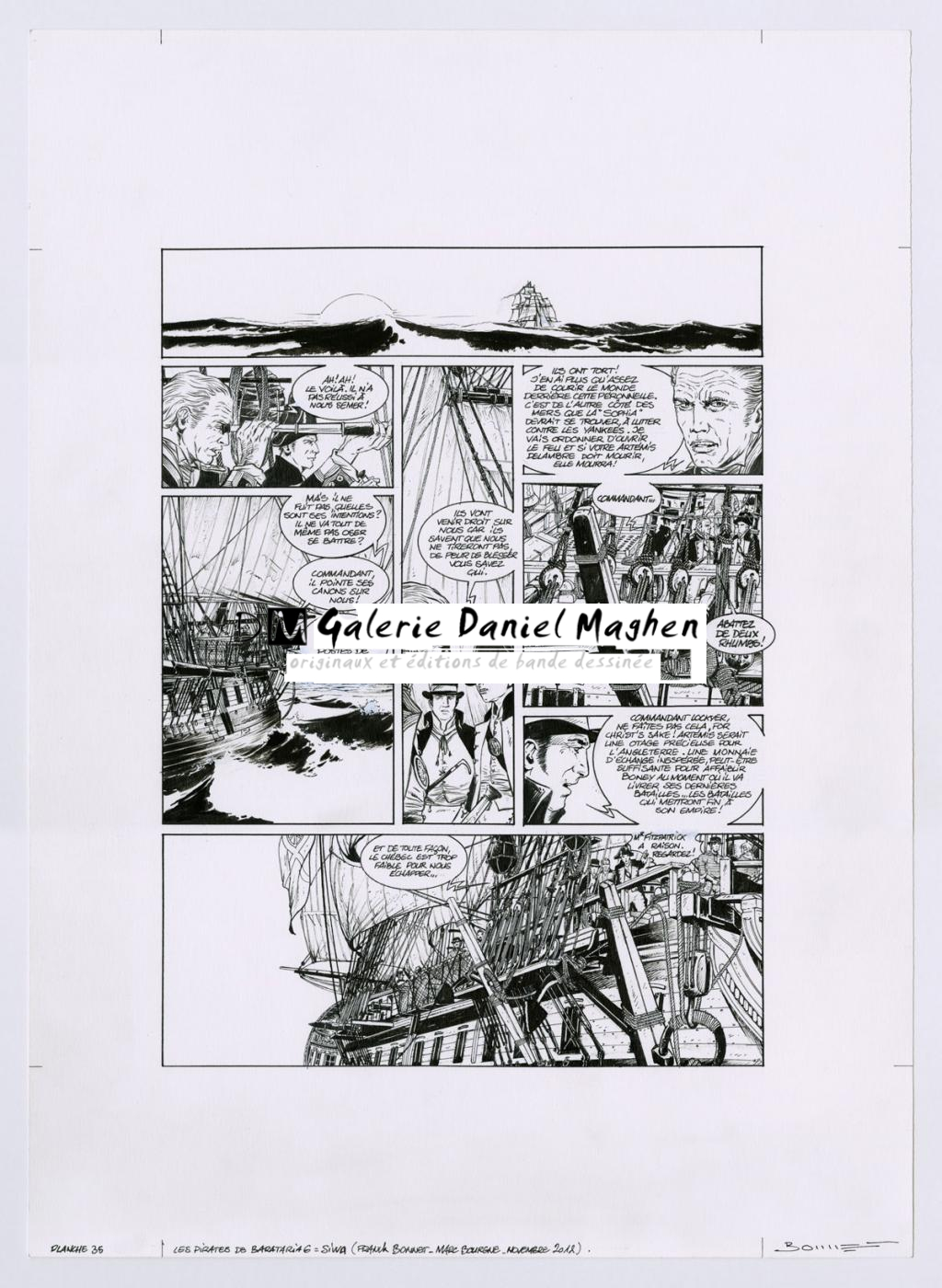 planche originale - Franck Bonnet - Encre de Chine sur papier - 2877