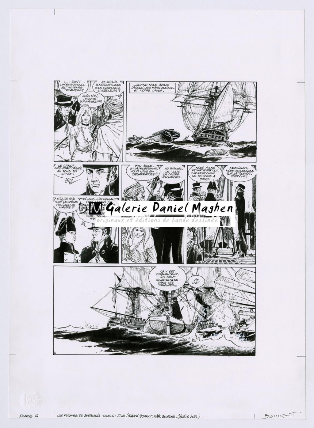 planche originale - Franck Bonnet - Encre de Chine sur papier - 2876