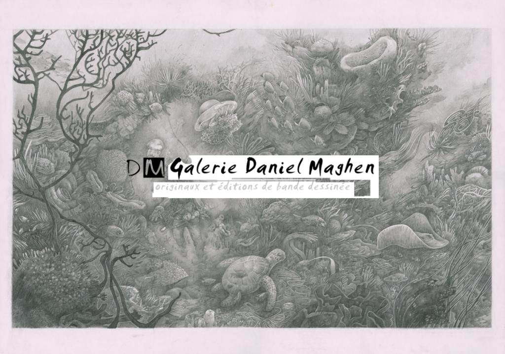 Le Monde du silence - Ludovic Chesnot - Mine de plomb sur papier - 2947