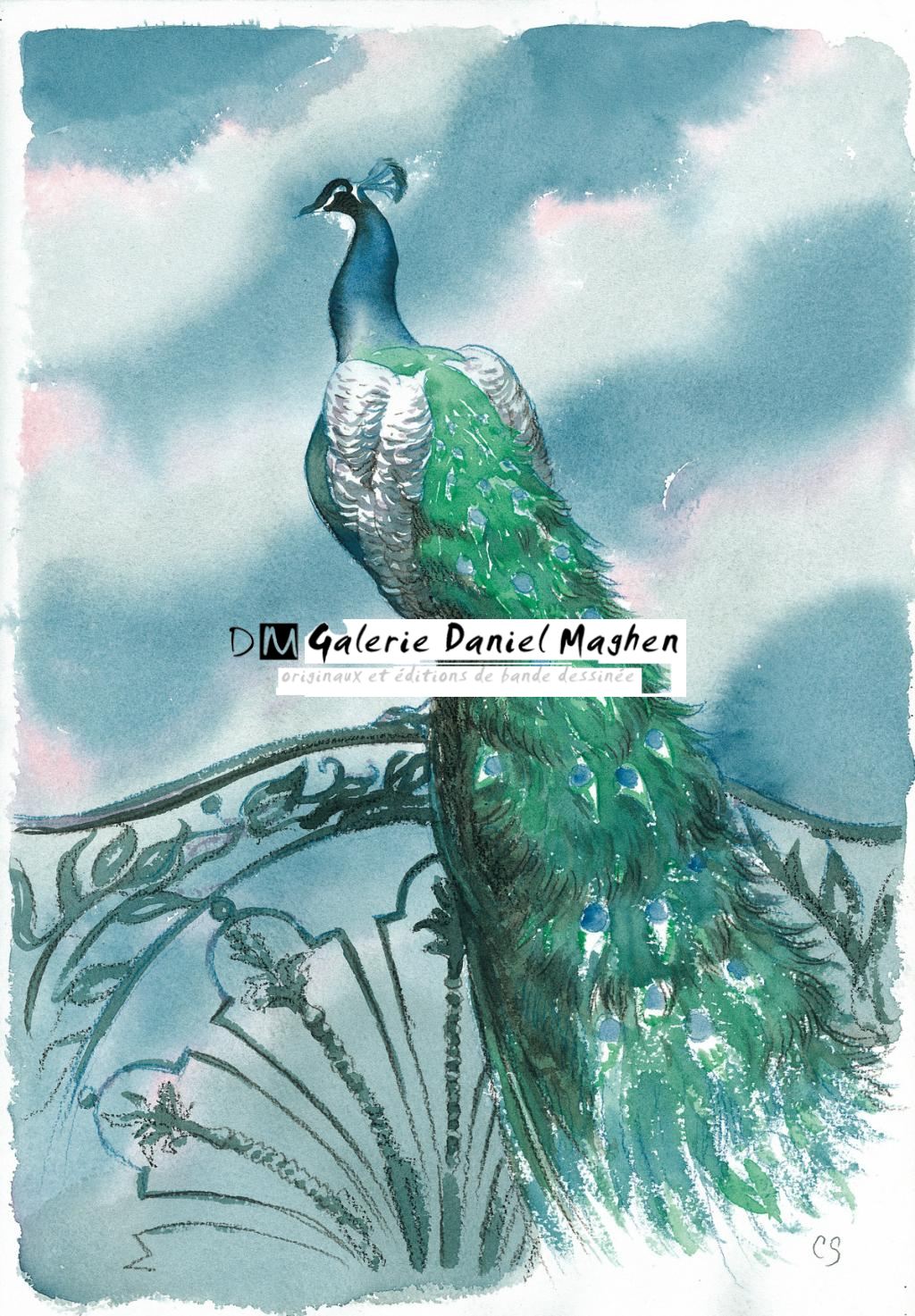 Illustration originale - Enrique Corominas - Aquarelle sur papier - 2875