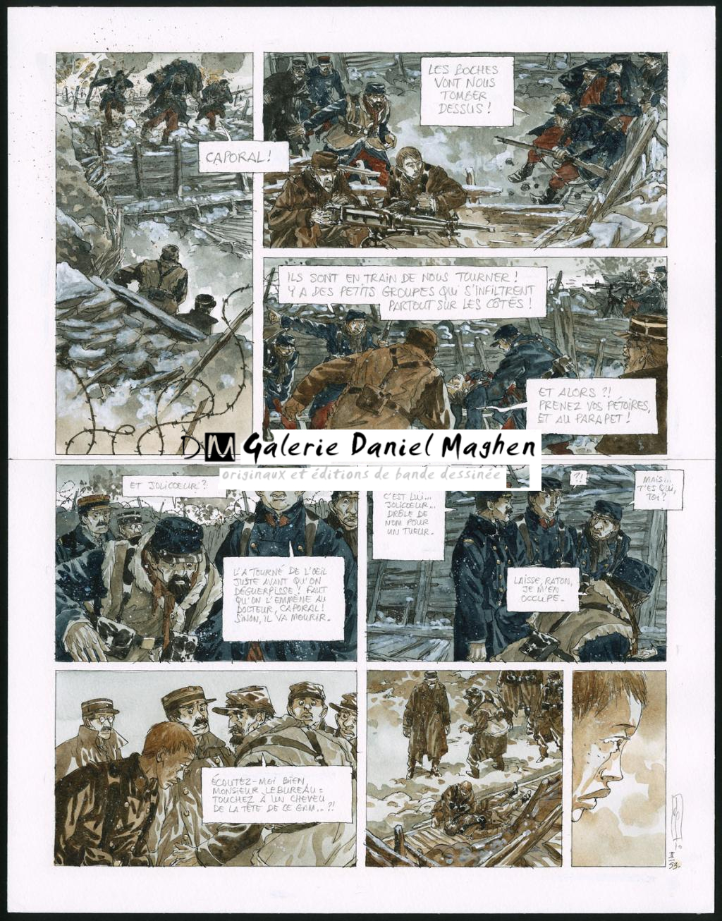 Planche originale - Maël - Encre de couleur et encre de Chine sur papier - 5419