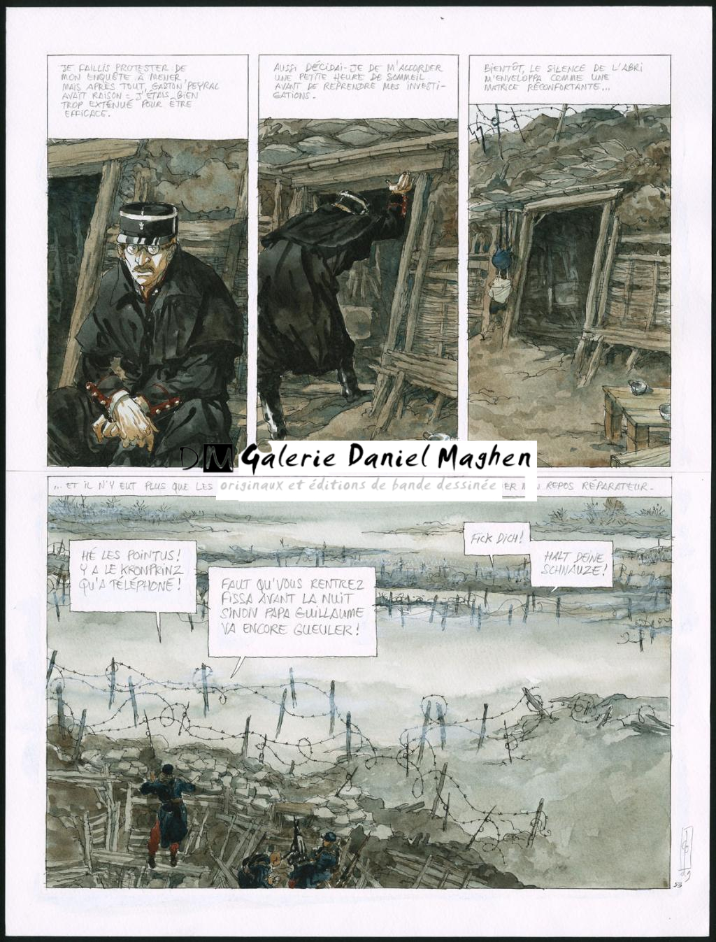 Planche originale - Maël - Encre de couleur et encre de Chine sur papier - 6106