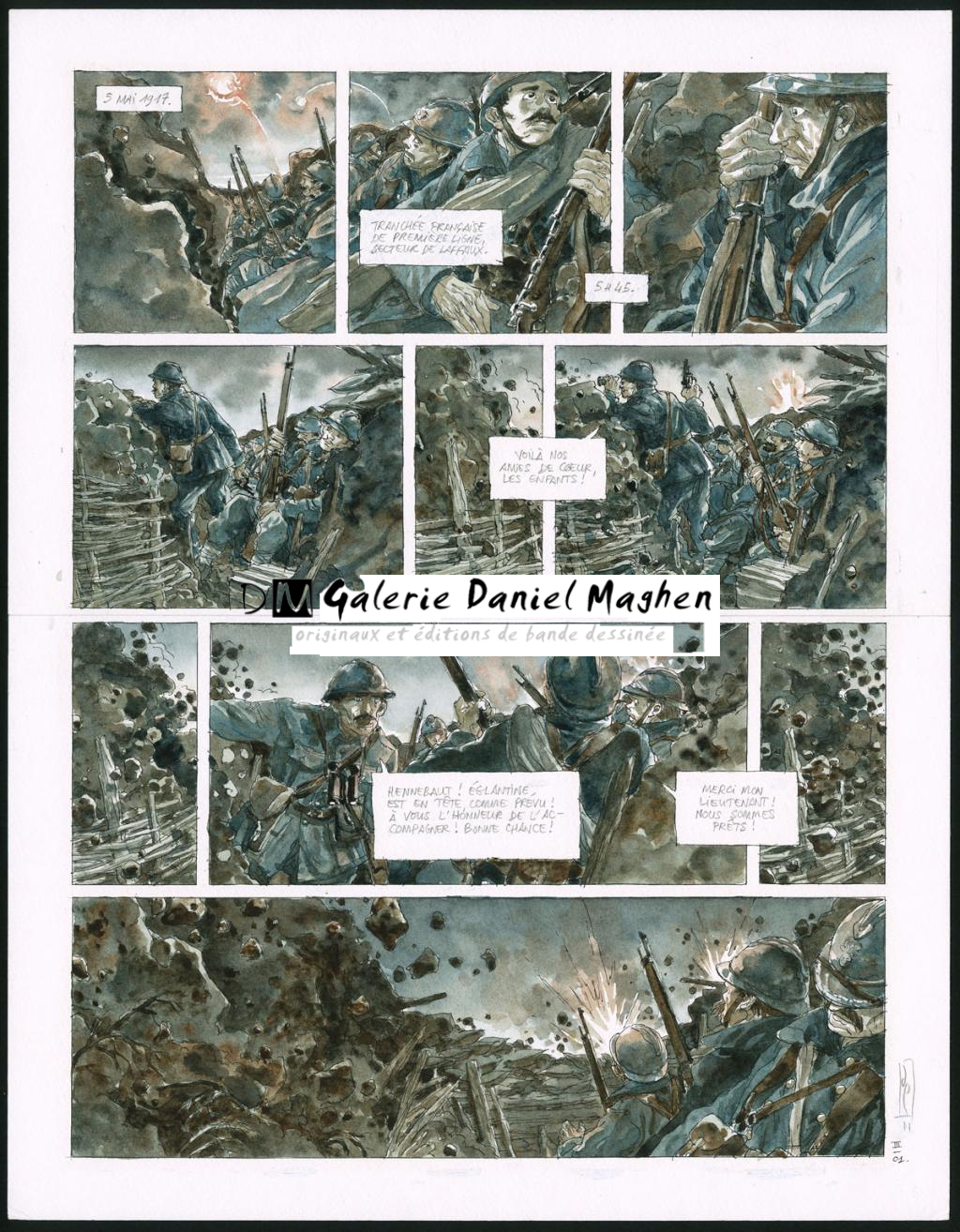 Planche originale - Maël - Encre de couleur et encre de Chine sur papier - 5418