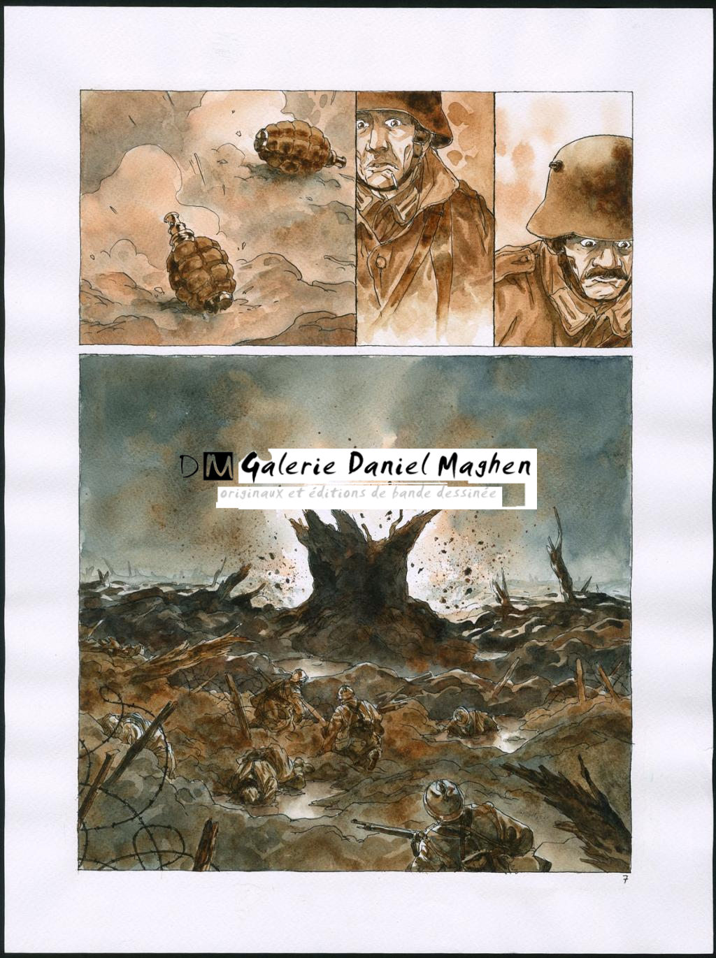 Planche originale de l'histoire " Strange fruits - Maël - Encre de couleur et encre de Chine sur papier - 2959