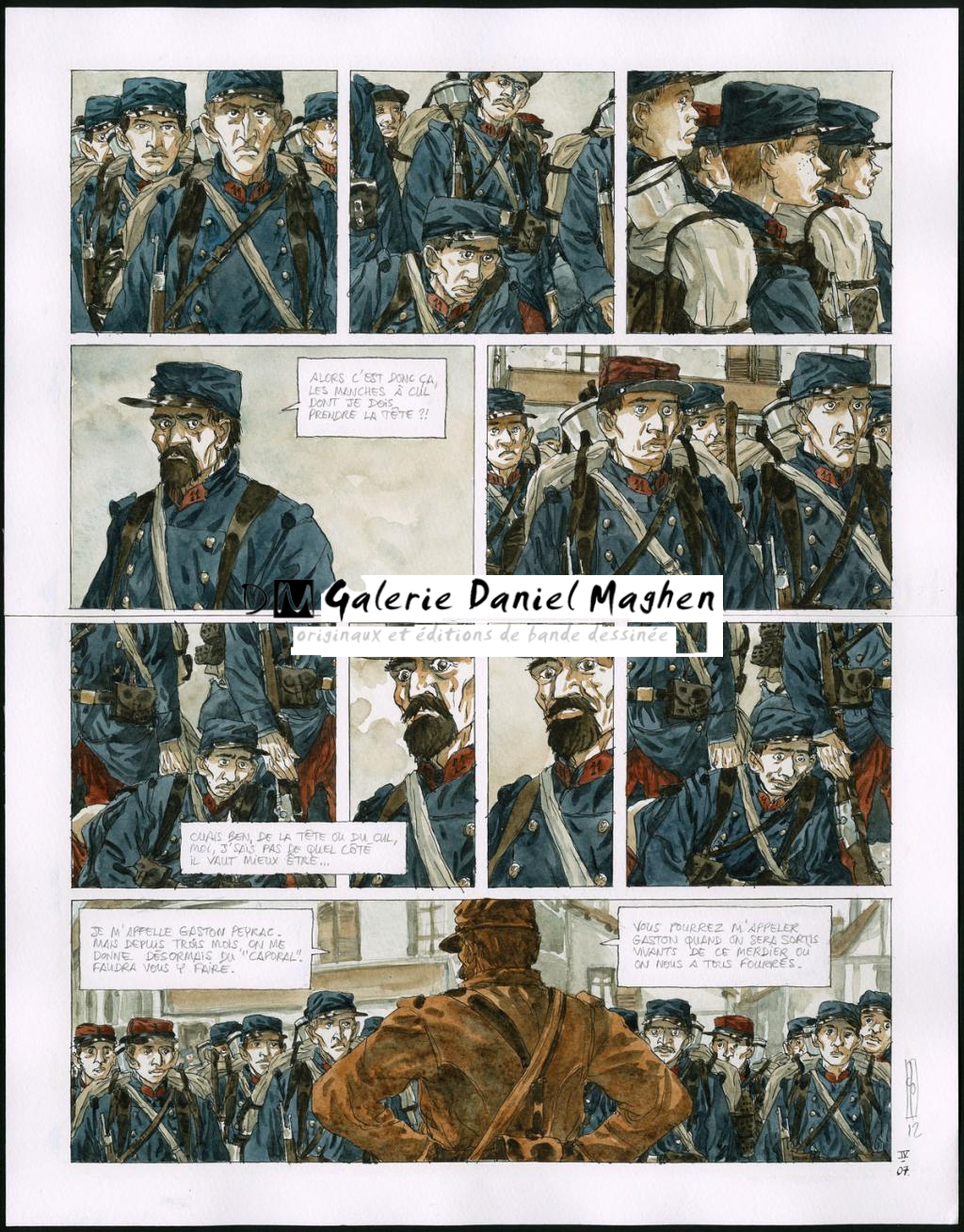 Planche originale - Maël - Encre de couleur et encre de Chine sur papier - 5415