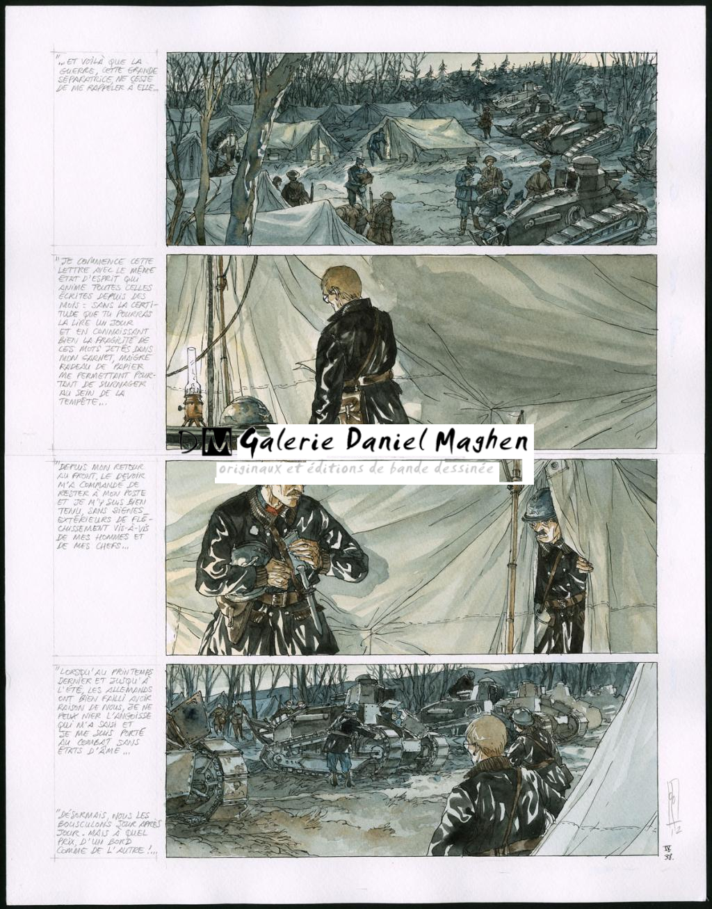 Planche originale - Maël - Encre de couleur et encre de Chine sur papier - 6102