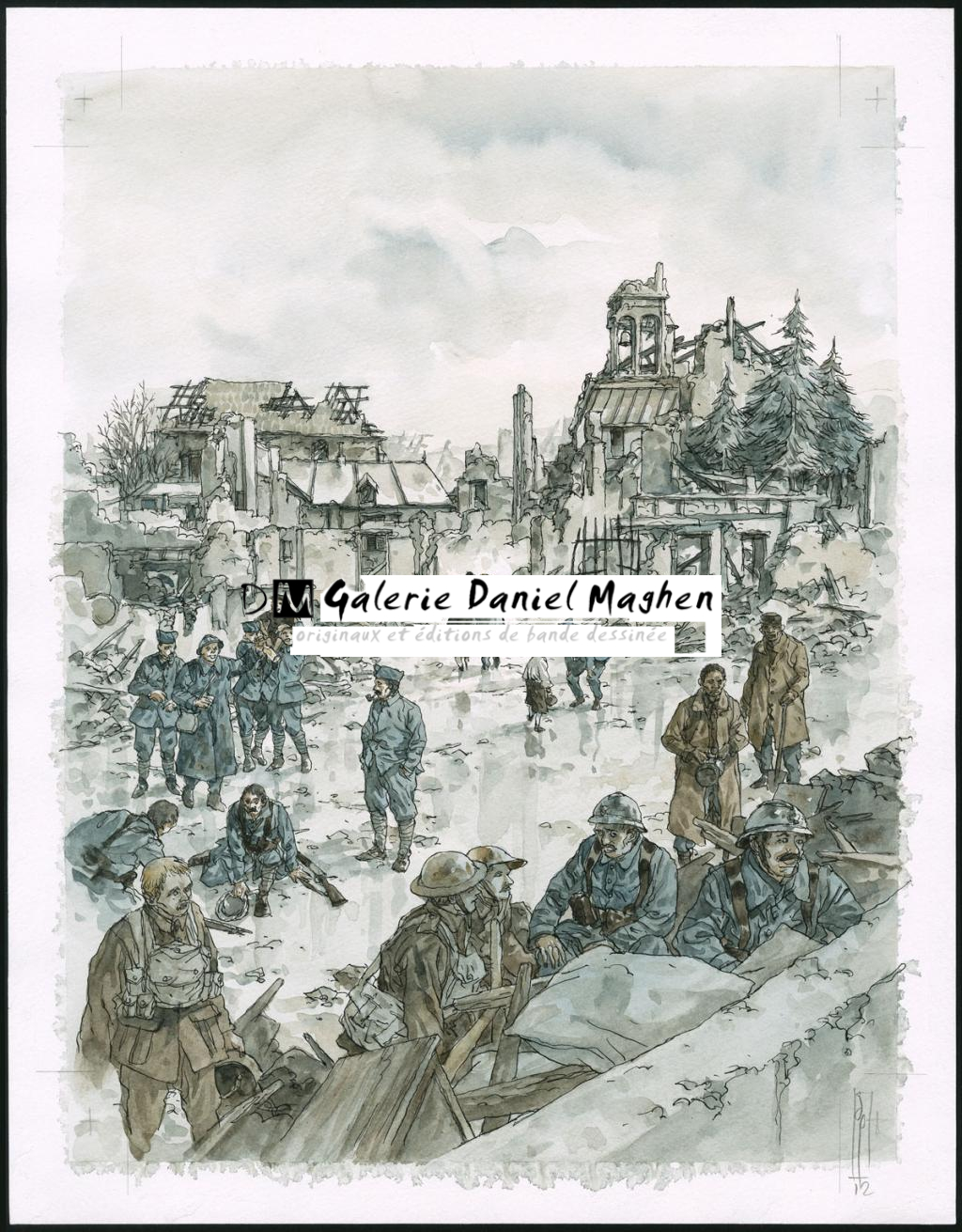 illustration originale - Maël - Encre de couleur et encre de Chine sur papier - 6100