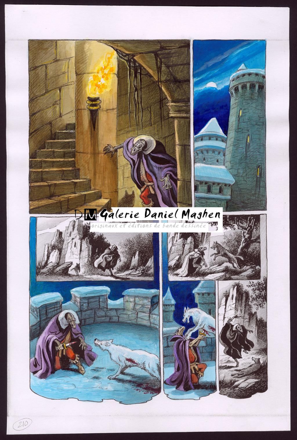 planche originale - Florence Magnin - Encre de couleur et crayon de couleur sur papier - 2980