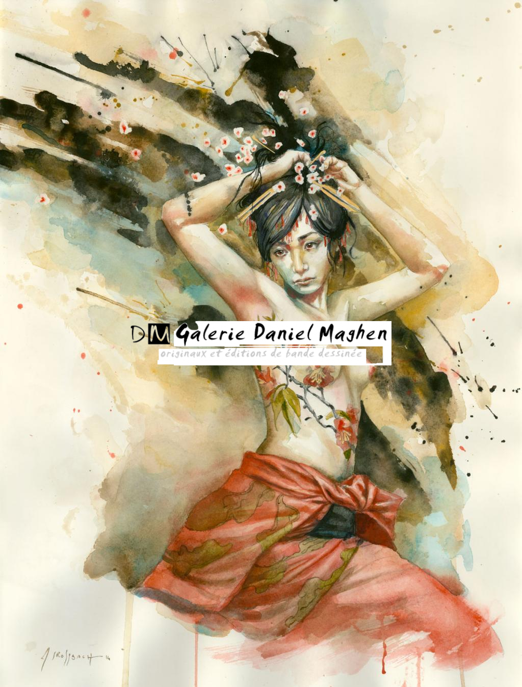 Illustration originale - Jean-Sébastien Rossbach - Aquarelle sur papier - 3181