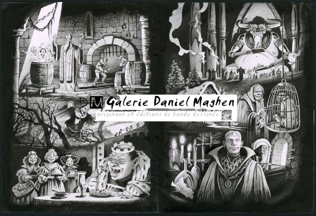 Planches originales - Florence Magnin - Encre de couleur et crayon de couleur sur papier - 2985