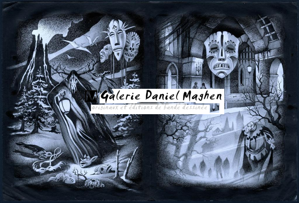 Planches originales - Florence Magnin - Encre de couleur et crayon de couleur sur papier - 2964