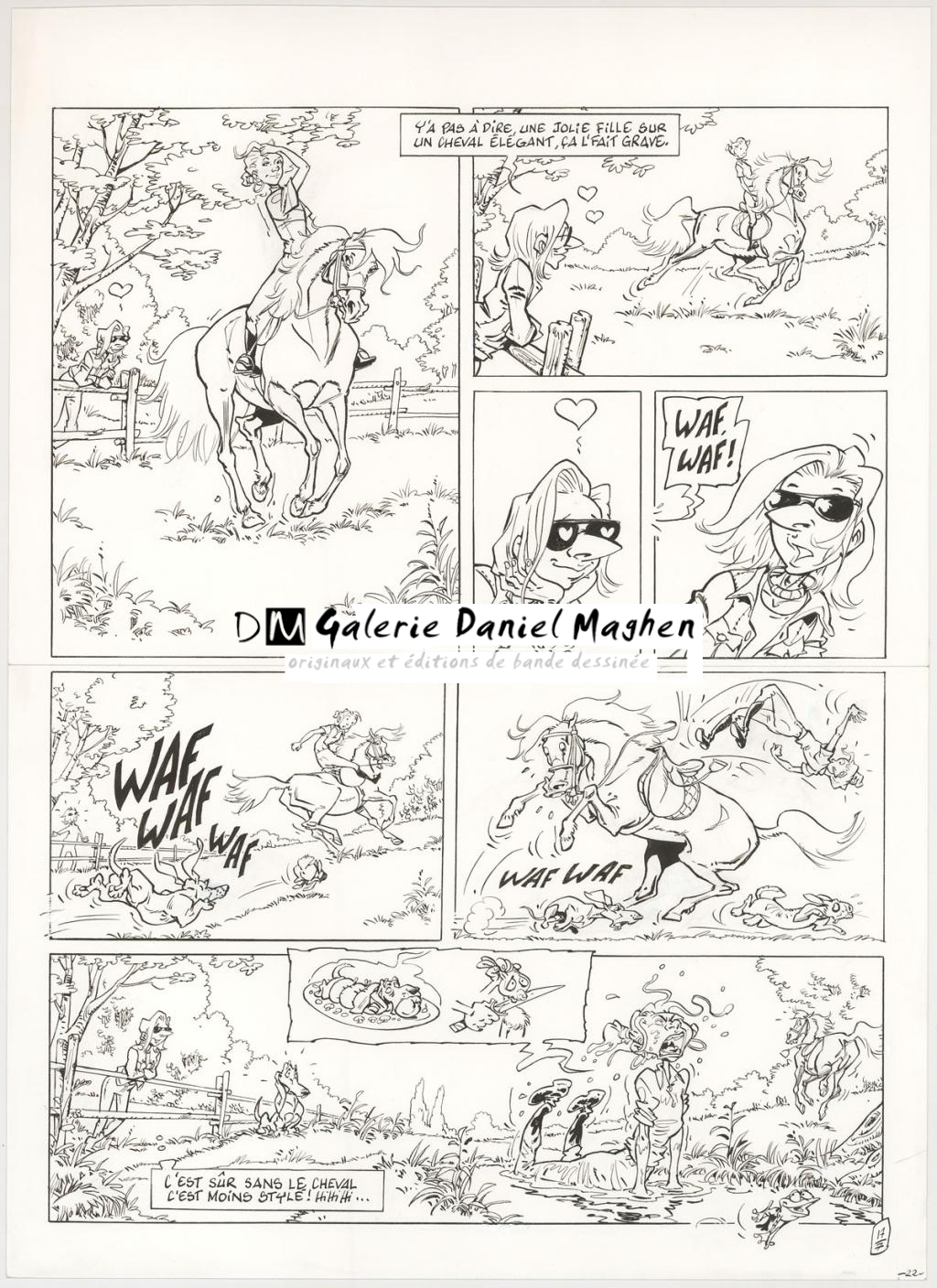 Planche originale - Benoit Du Peloux - Encre de Chine sur papier - 3029