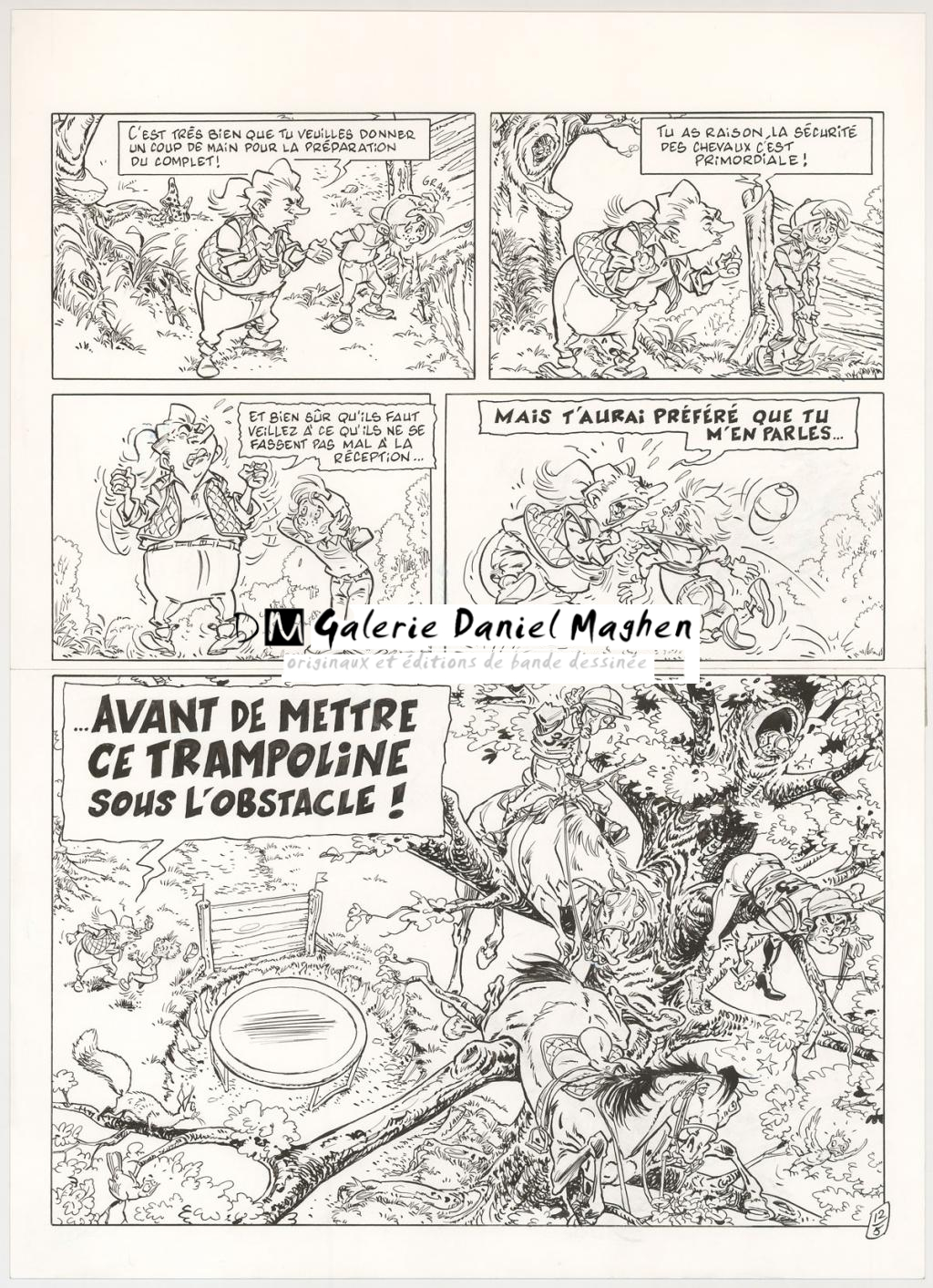 Planche originale - Benoit Du Peloux - Encre de Chine sur papier - 3030