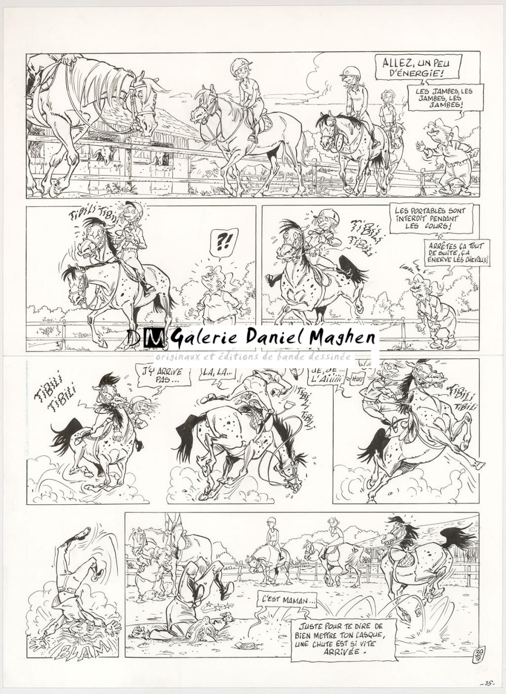 Planche originale - Benoit Du Peloux - Encre de Chine sur papier - 3032