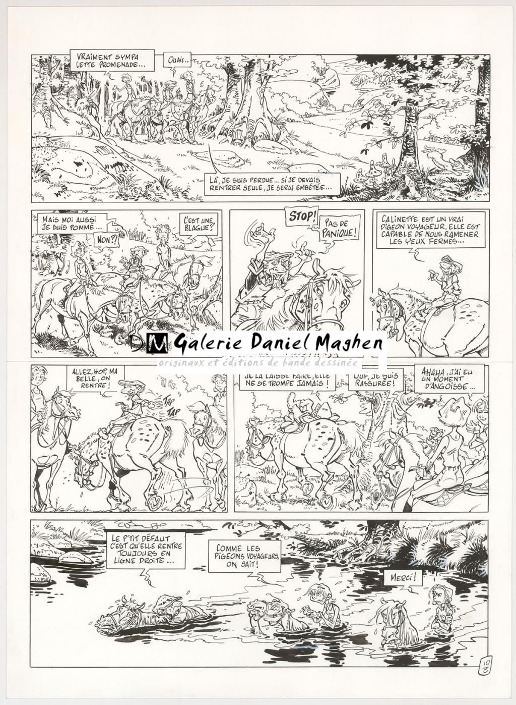 Planche originale - Benoit Du Peloux - Encre de Chine sur papier - 3033