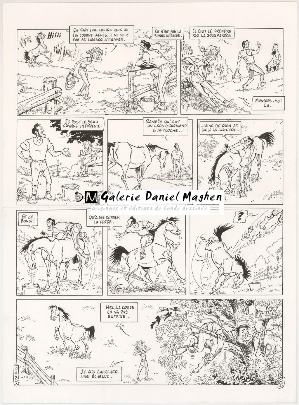 Planche originale - Benoit Du Peloux - Encre de Chine sur papier - 3034