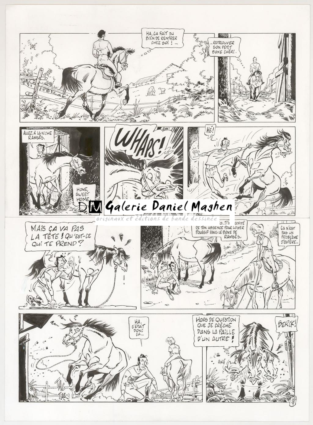 Planche originale - Benoit Du Peloux - Encre de Chine sur papier - 3037