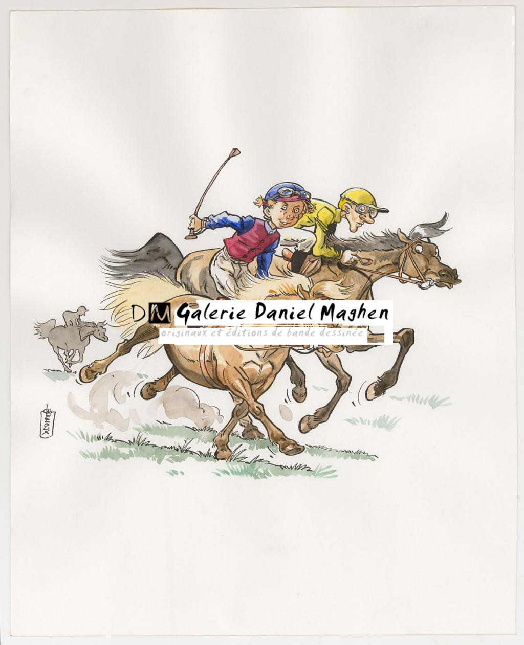 Illustration originale - Benoit Du Peloux - Encre de Chine sur papier - 3041