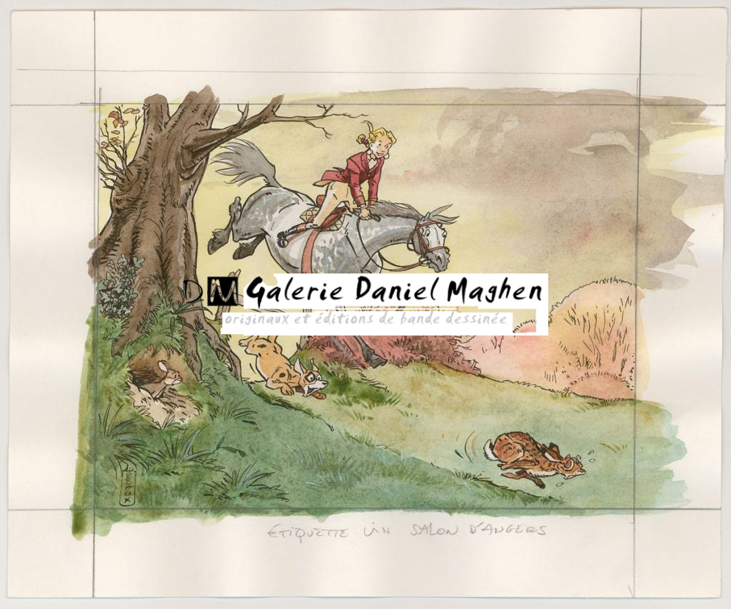 Illustration originale - Benoit Du Peloux - Encre de Chine sur papier - 3042