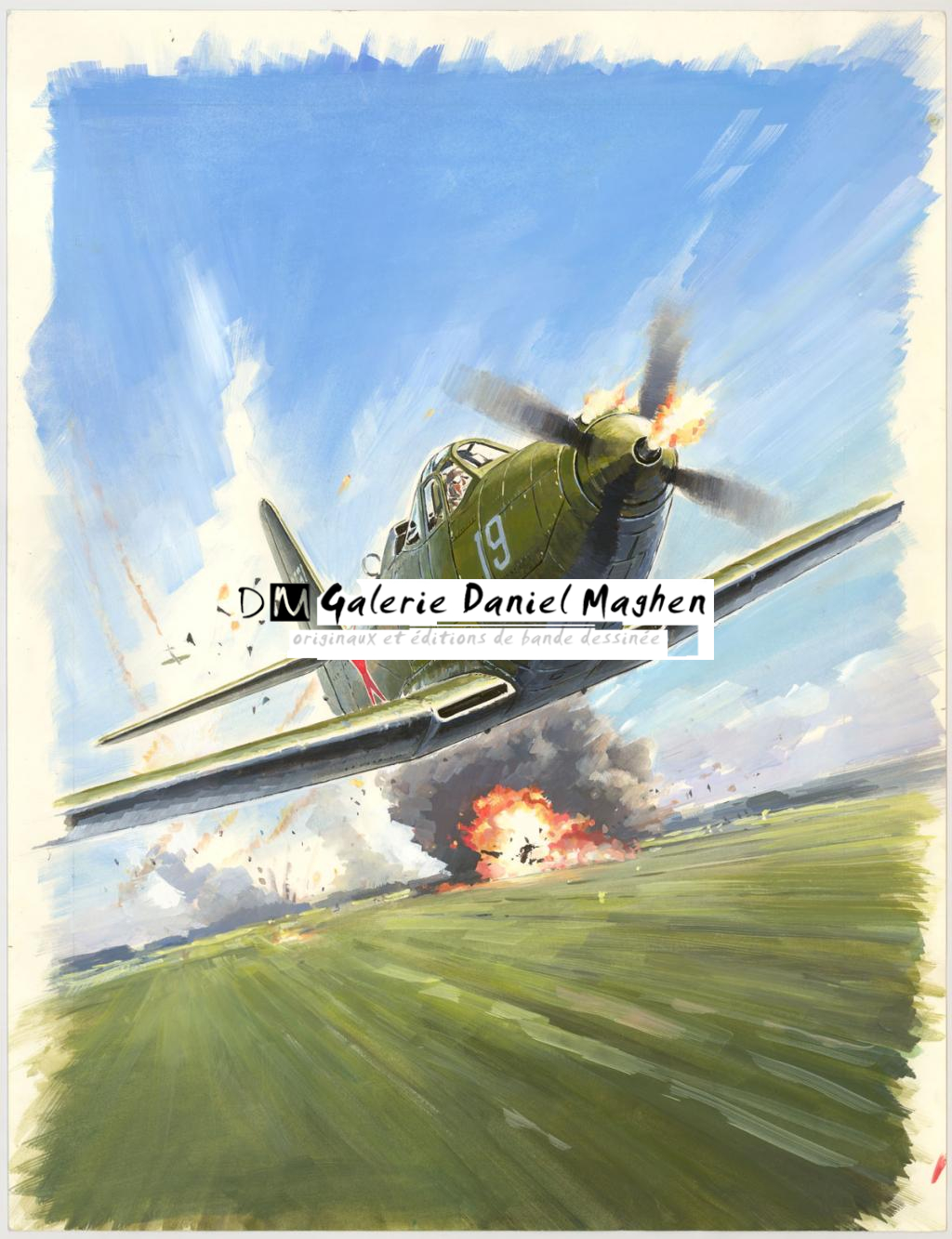 illustration originale intitulée "P63 Russe - Lucio Perinotto - Acrylique sur papier - 3051