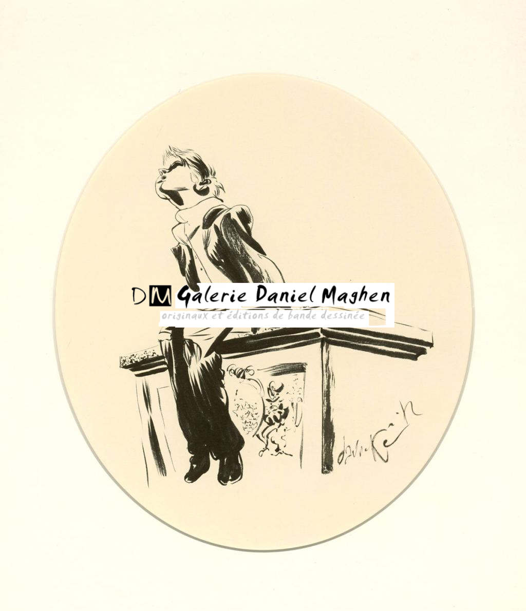 illustration non publié pour nobody owens - Dave McKean - Encre de Chine et encre de couleur sur papier - 3079