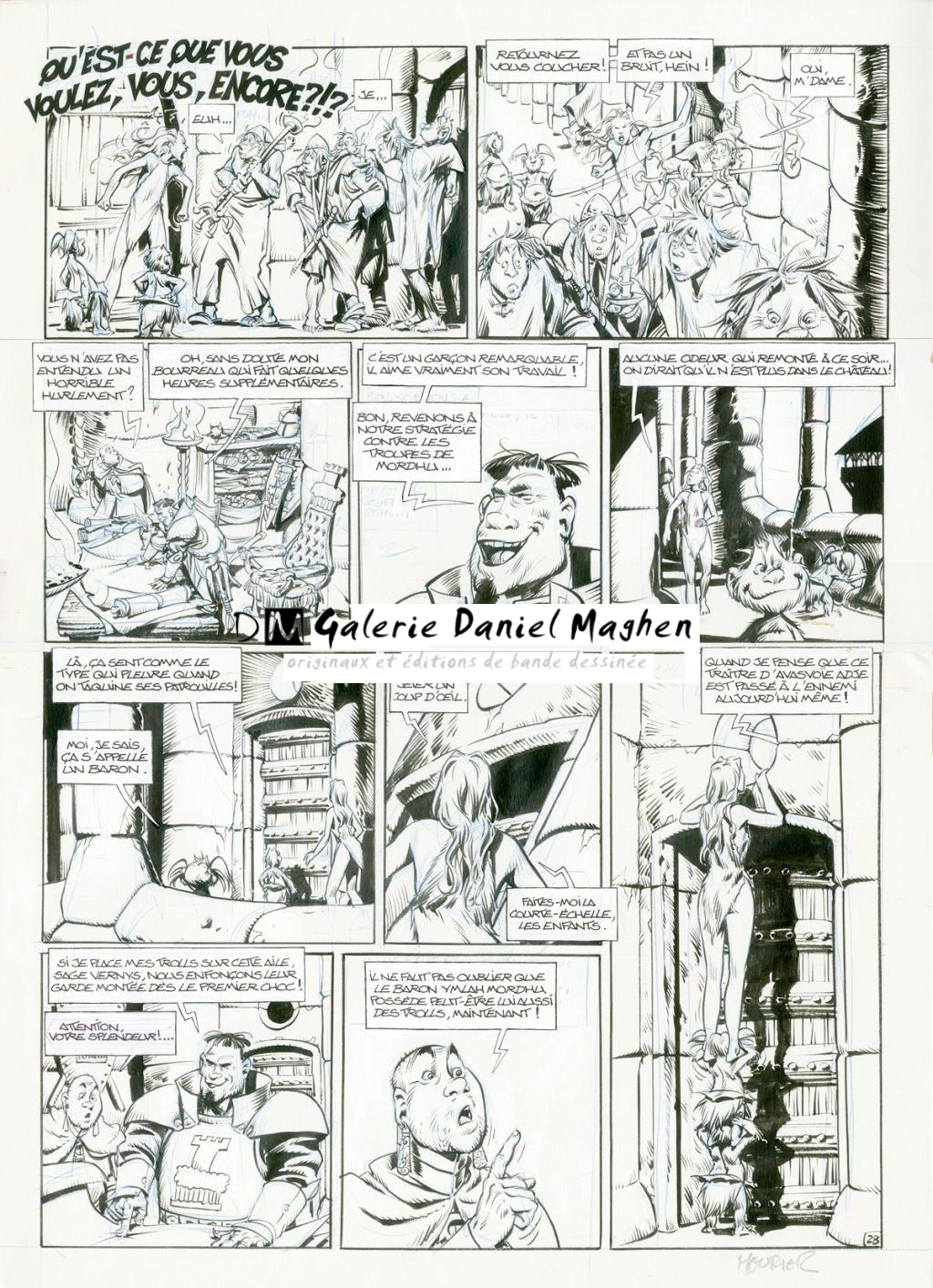 Planche originale du Tome 6 - Jean-Louis Mourier - Encre de Chine sur papier - 3329